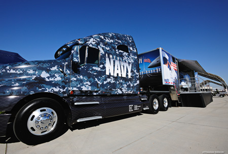 Navy's Publicity Truck